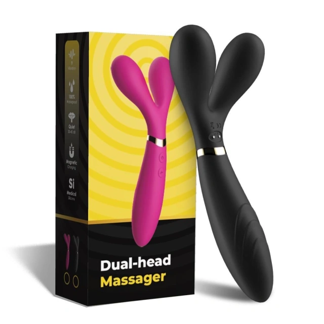 Stymulator Łechtaczki Y-wand Black B - Series Joy Czarny | 100% ORYGINAŁ| DYSKRETNA PRZESYŁKA